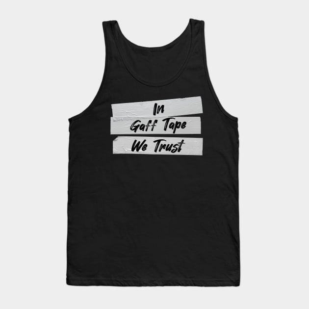 Audio Engineer Duct Tape Tank Top by All-About-Words